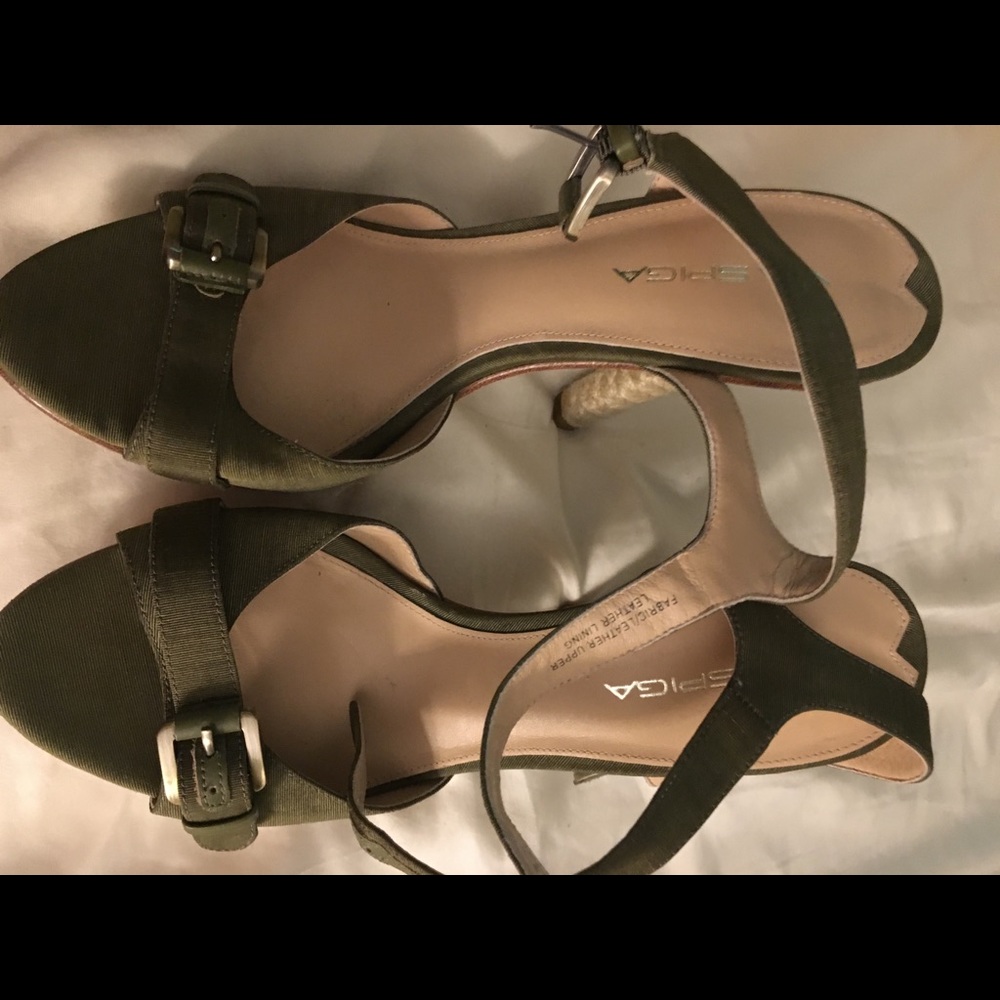 Via Spiga ‘Cain’ Espadrille Heels New (no box) 8M